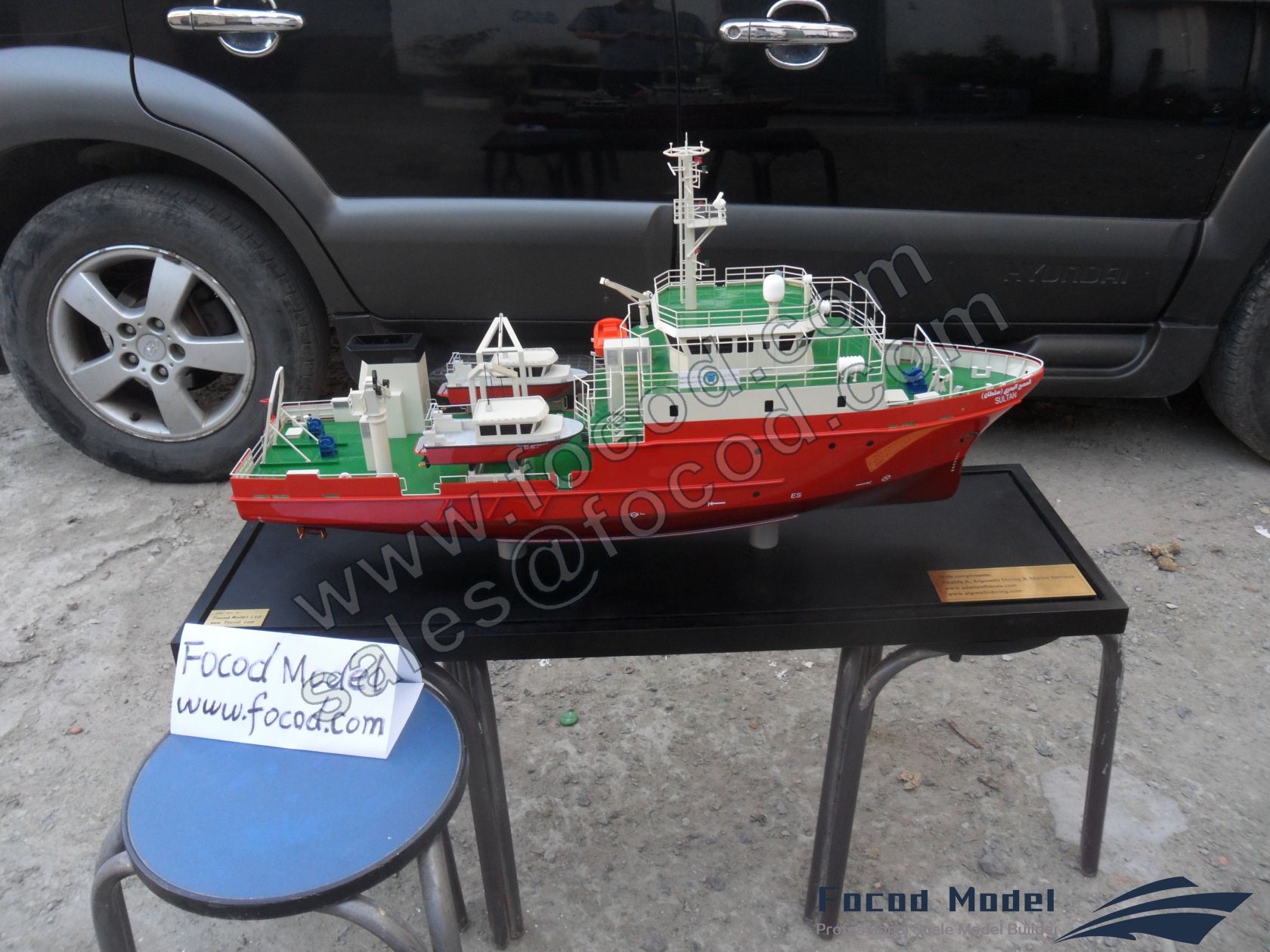 custom made model of SULTAN43米近海勘测船